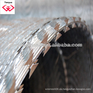 Galvanizado Razor Wire / fábrica personal